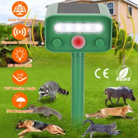 Solar Powered Ultrasonic Animal Repeller Motion Sensor Animal Chaser